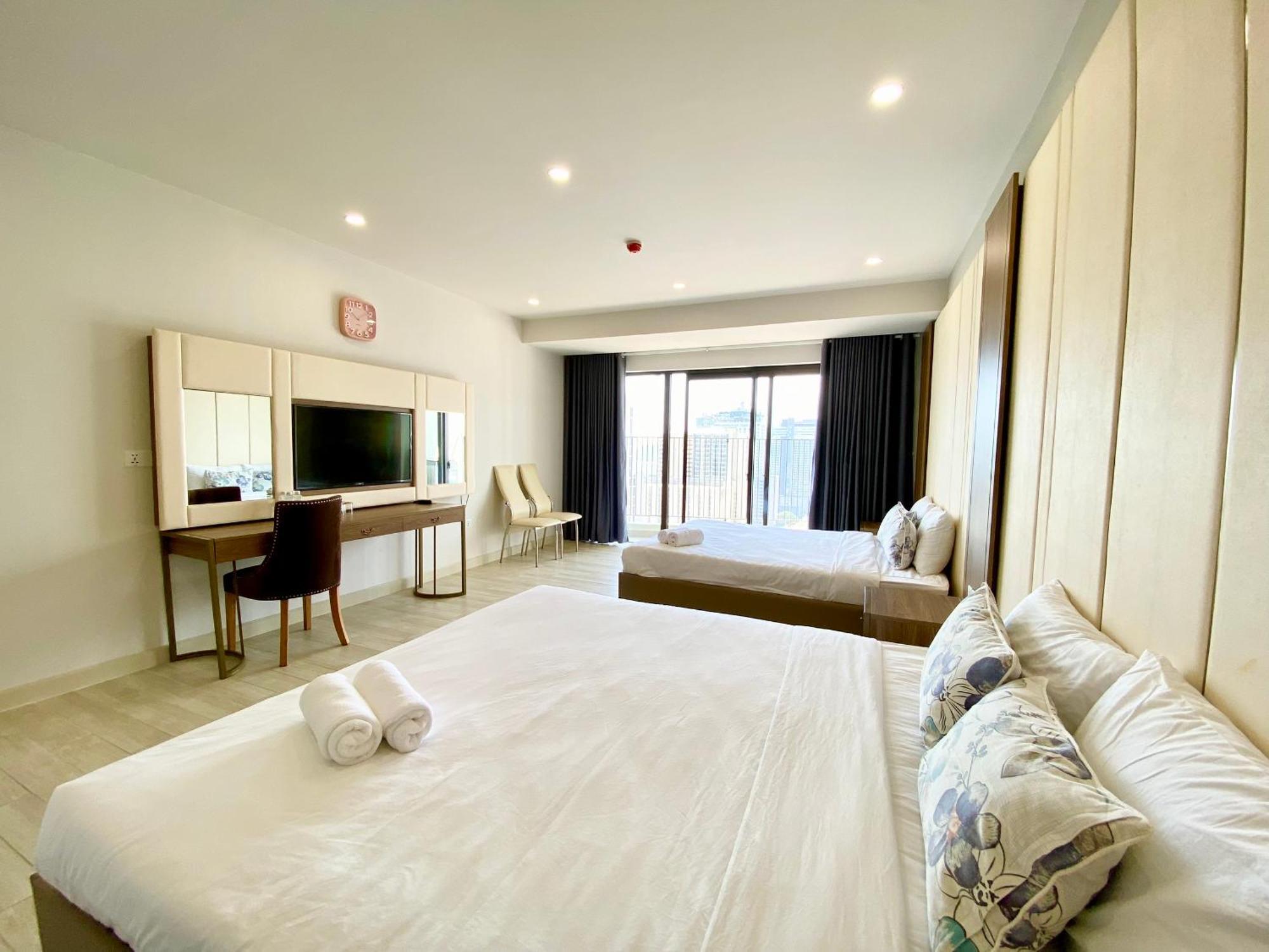 Wise Stay Gold Coast Apartment ニャチャン 部屋 写真