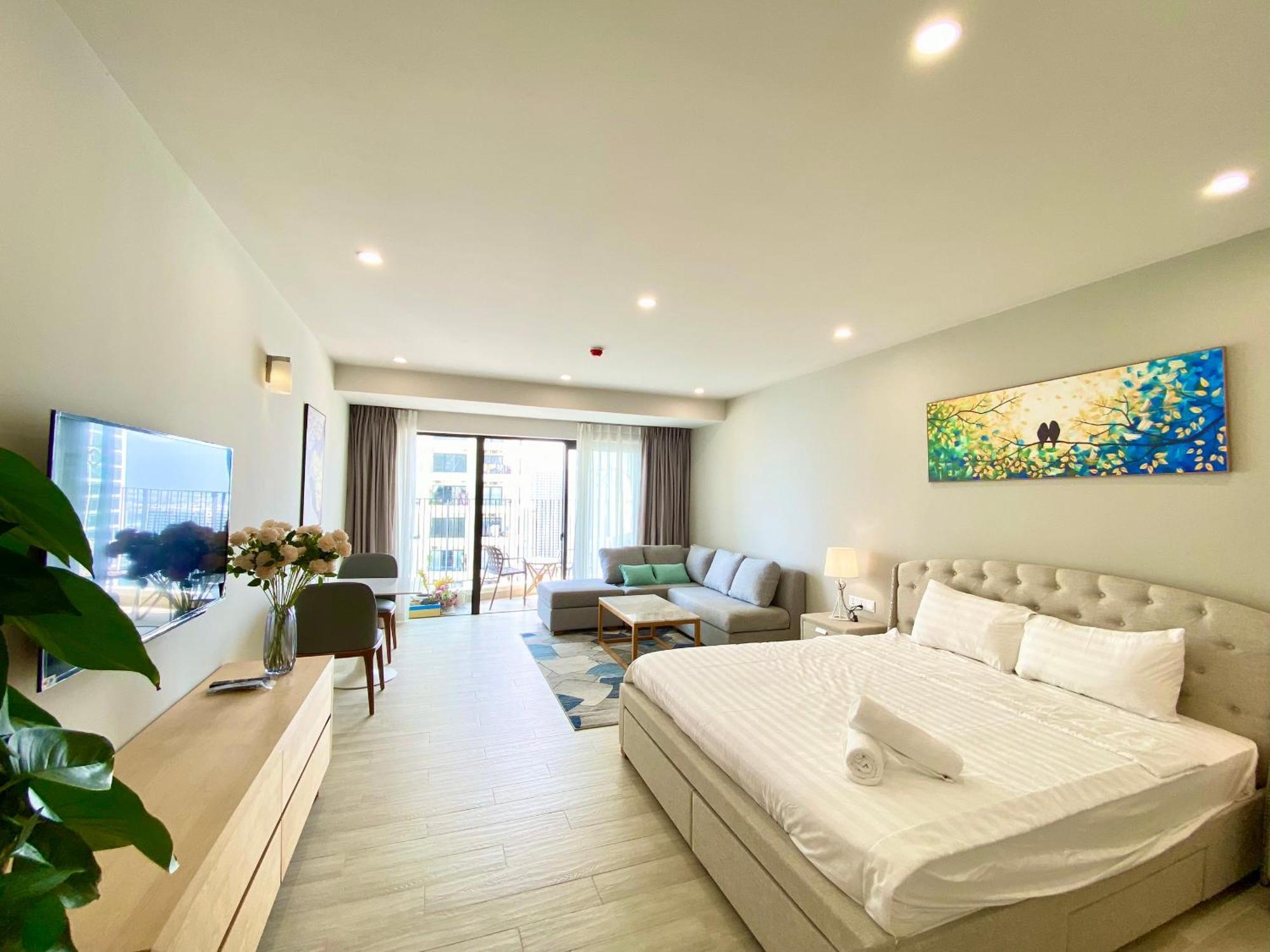 Wise Stay Gold Coast Apartment ニャチャン 部屋 写真