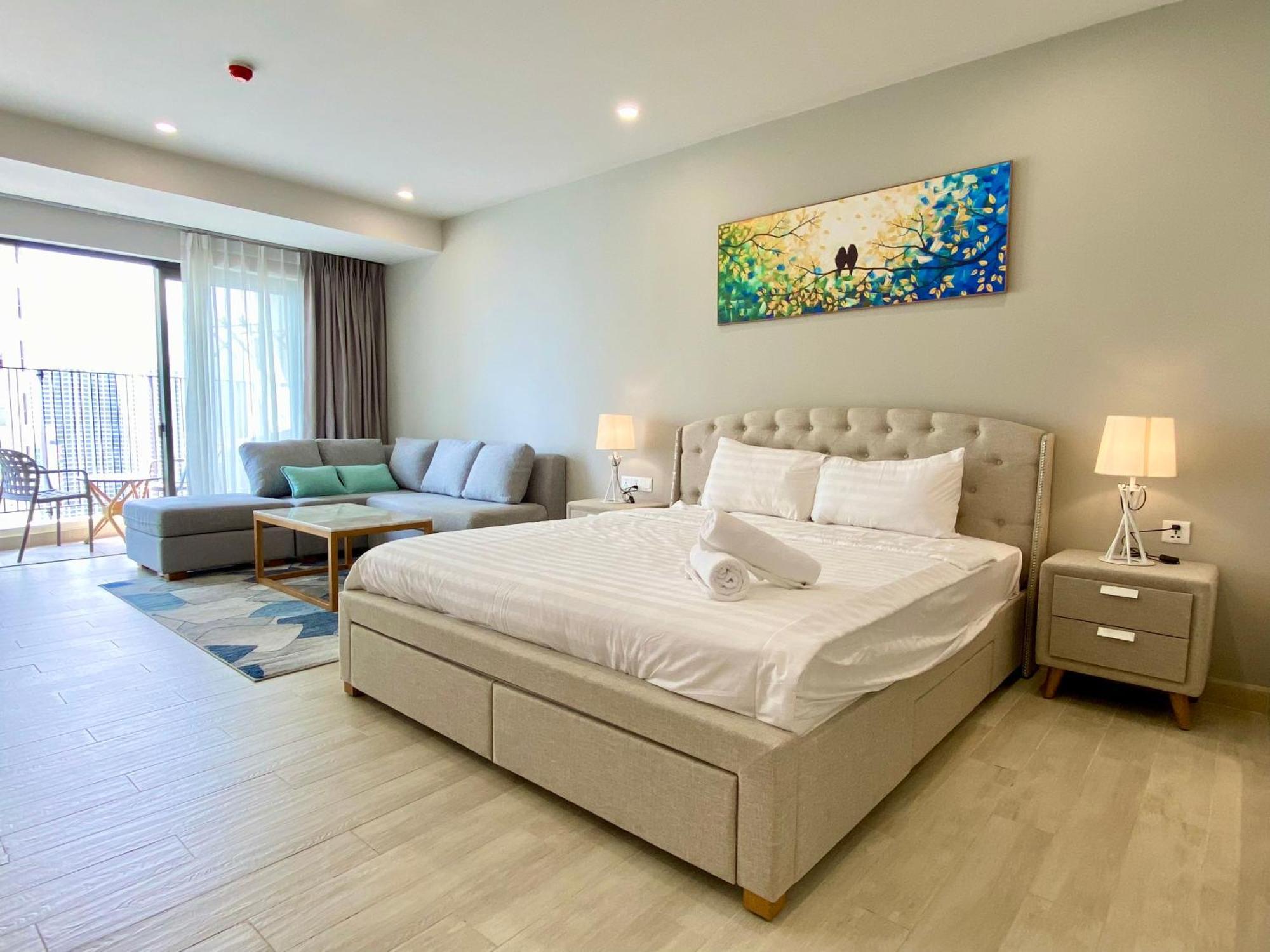 Wise Stay Gold Coast Apartment ニャチャン 部屋 写真