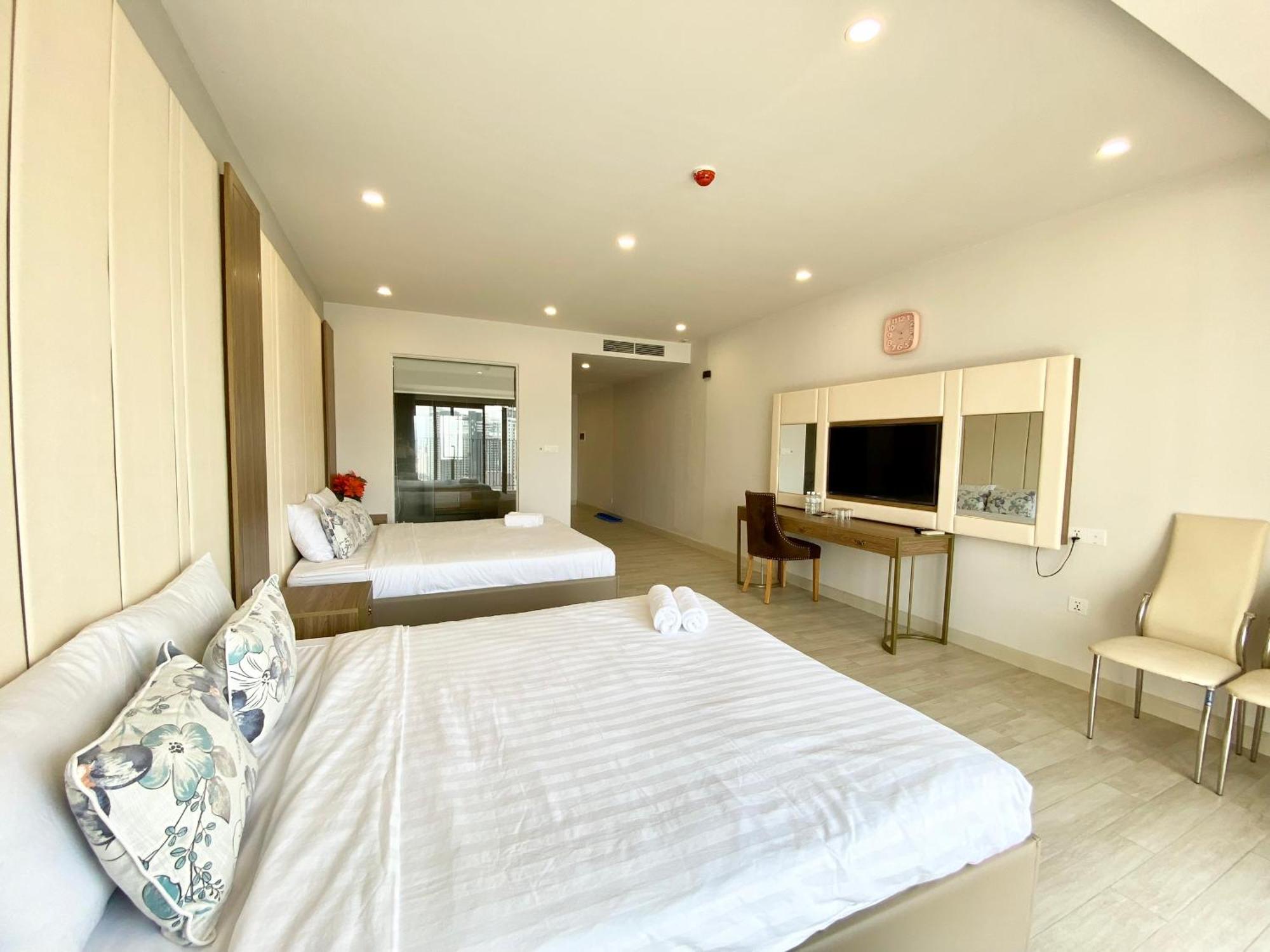Wise Stay Gold Coast Apartment ニャチャン 部屋 写真
